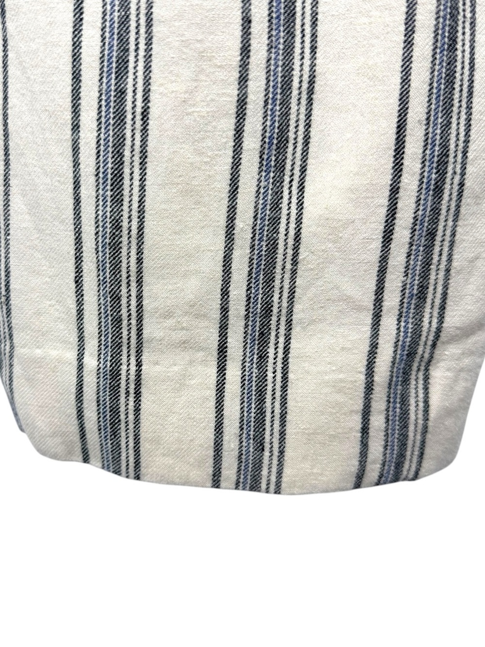 Ralph Lauren Pinstriped Linen Blend Pants Cropped 12 - Picture 7 of 10